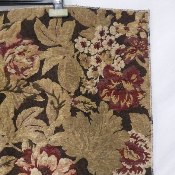 Source Unknown | 27 x 27 inches | Floral Tapestry Accent Piece - Picture 5 of 16